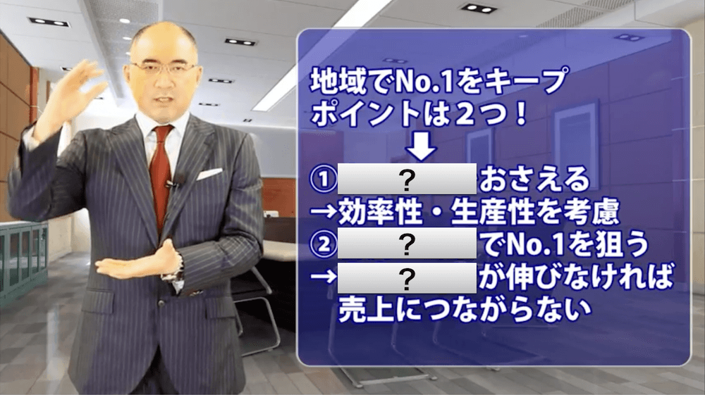 ランチェスター戦略_地域戦略（エリア戦略）５つの原則_ナンバーワンキープの原則